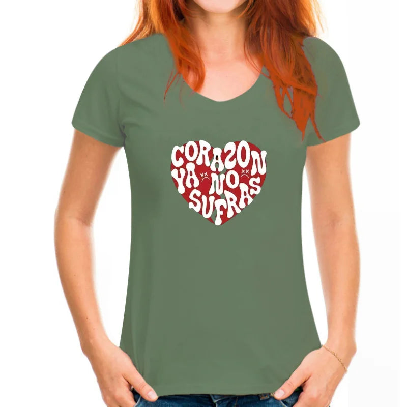Junior H Corazón Ya No Sufras T-Shirt – Blue