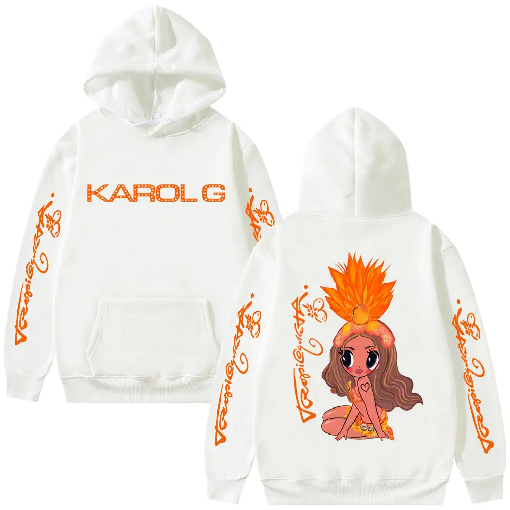 Karol G Tropicoqueta Hoodie – Beige