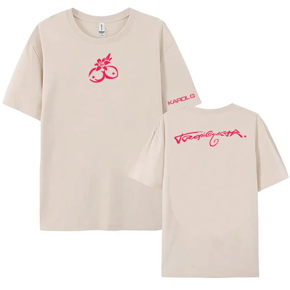 Karol G "Tropicoqueta" T-Shirt – Beige
