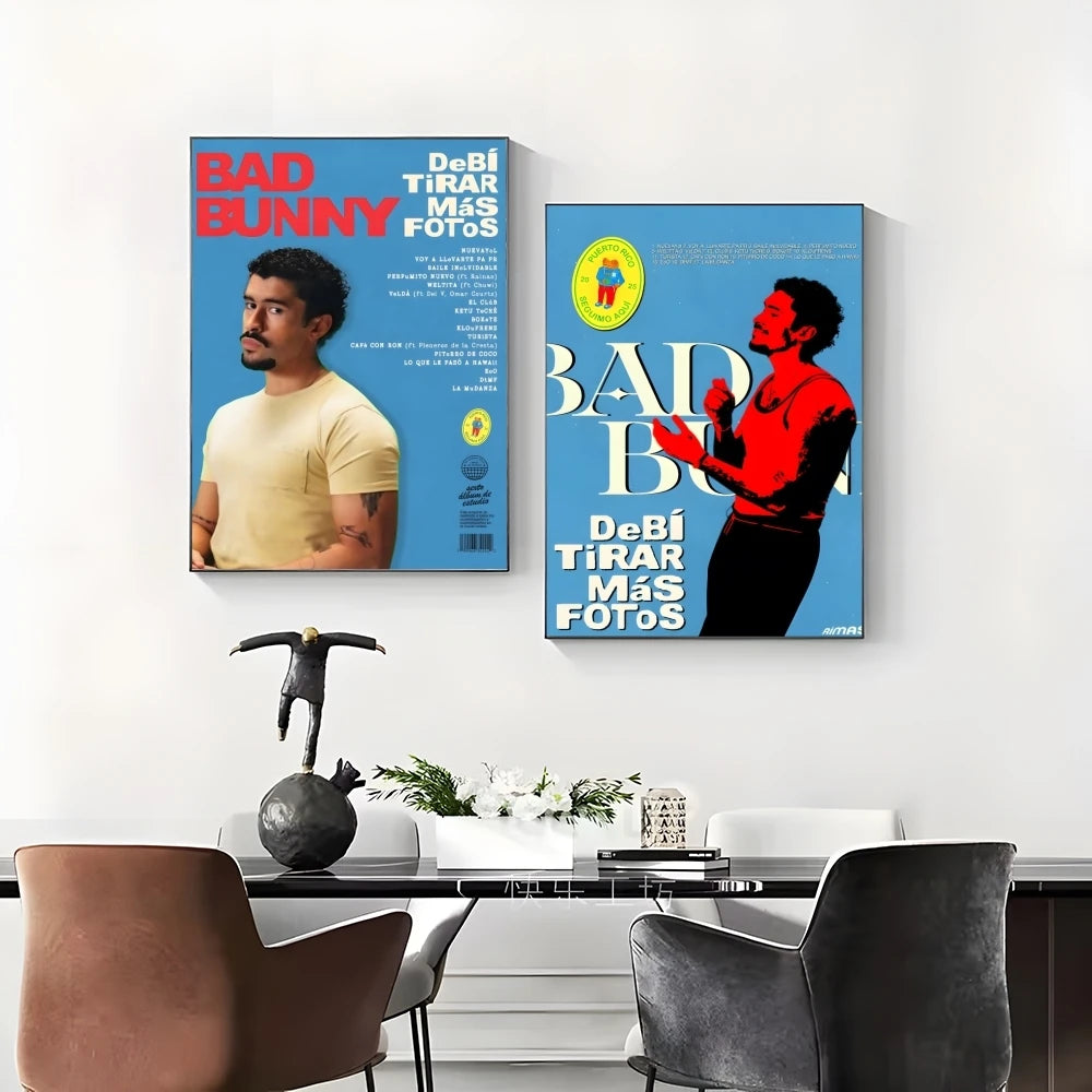 Bad Bunny “Las Que No Iban A Salir” Album Poster Print