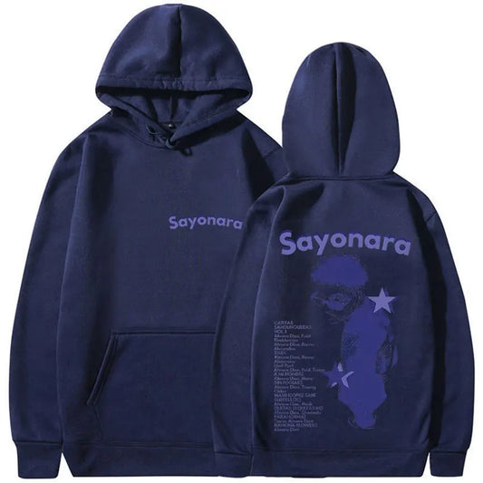 Alvaro Diaz Sayonara Tour Hoodie – Navy Blue
