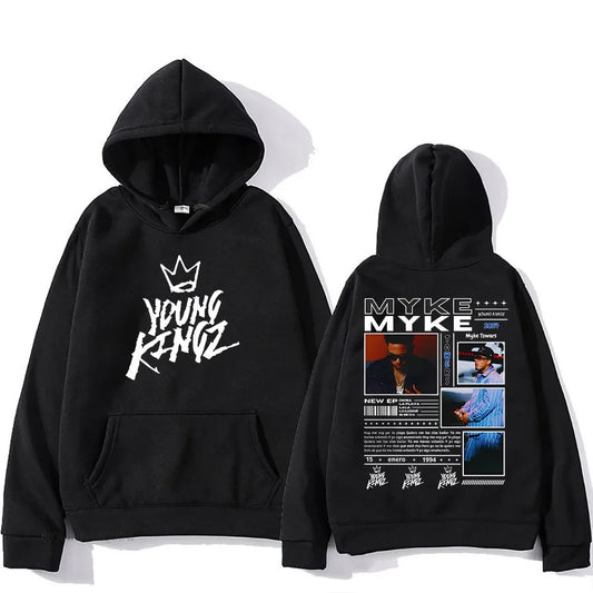 Black Myke Towers Young Kingz Hoodie