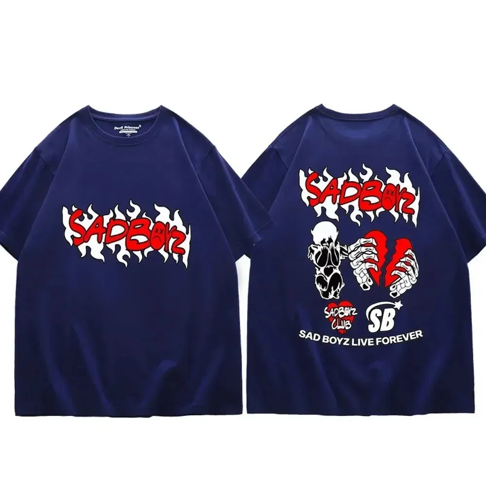 Junior H “Sad Boyz Live Forever” T-Shirt – Black