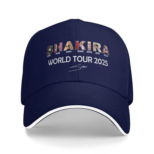 Shakira World Tour 2025 Baseball Cap (Navy Blue)