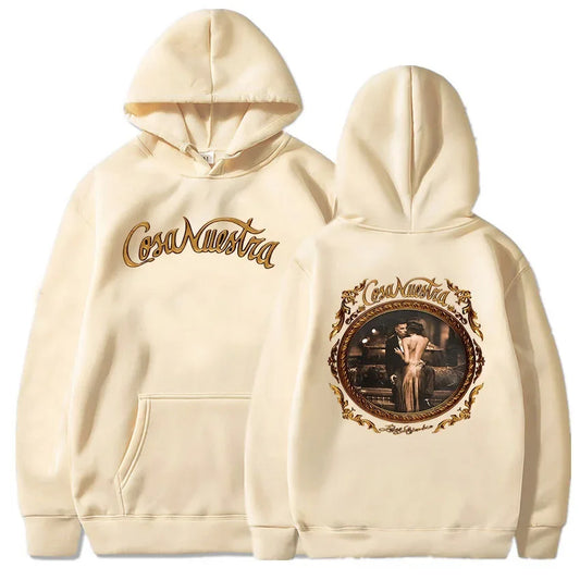Rauw Alejandro Hoodie – Cosa Nuestra Beige