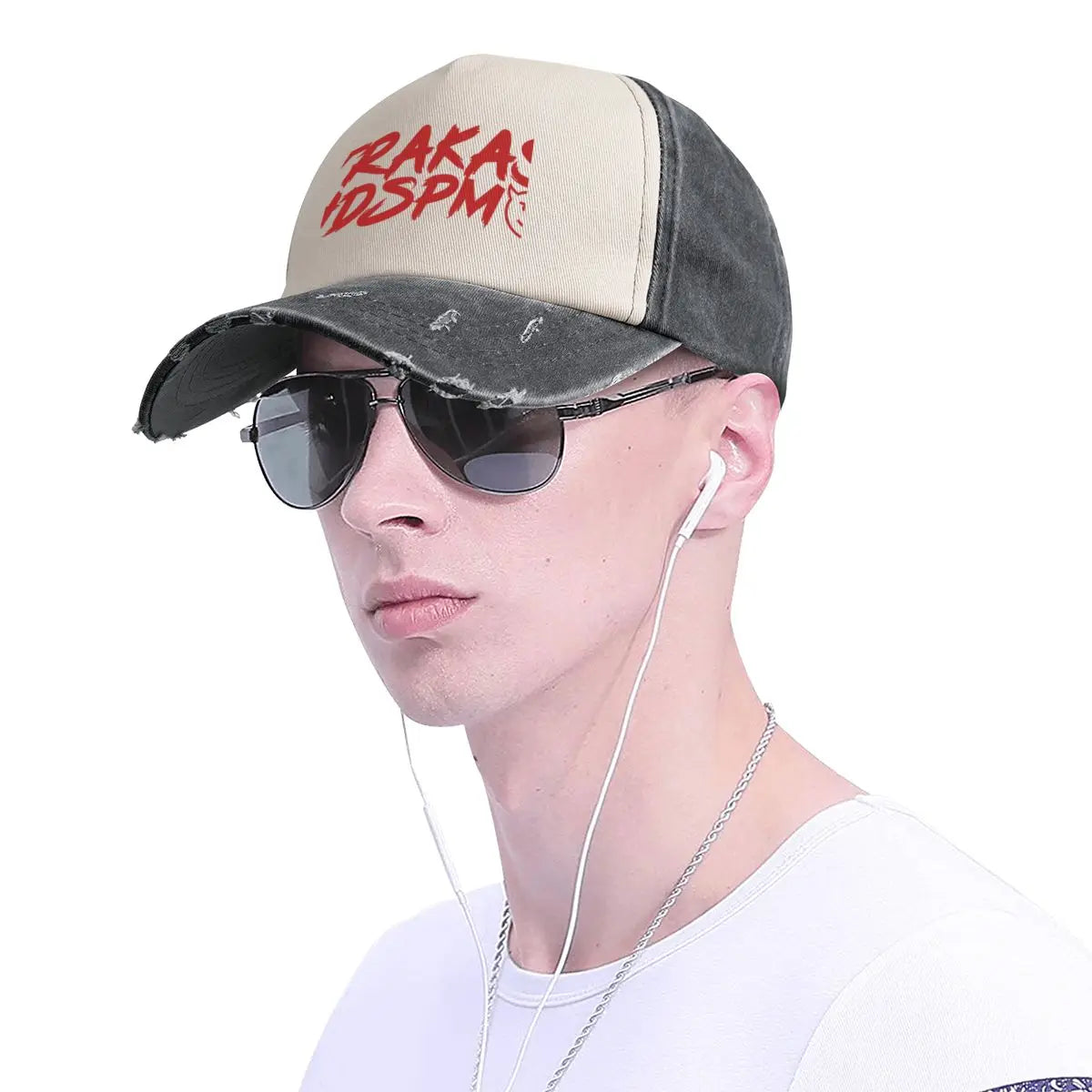 Trakas HDSPM Luis R. Conriquez Distressed Cap – Navy Blue