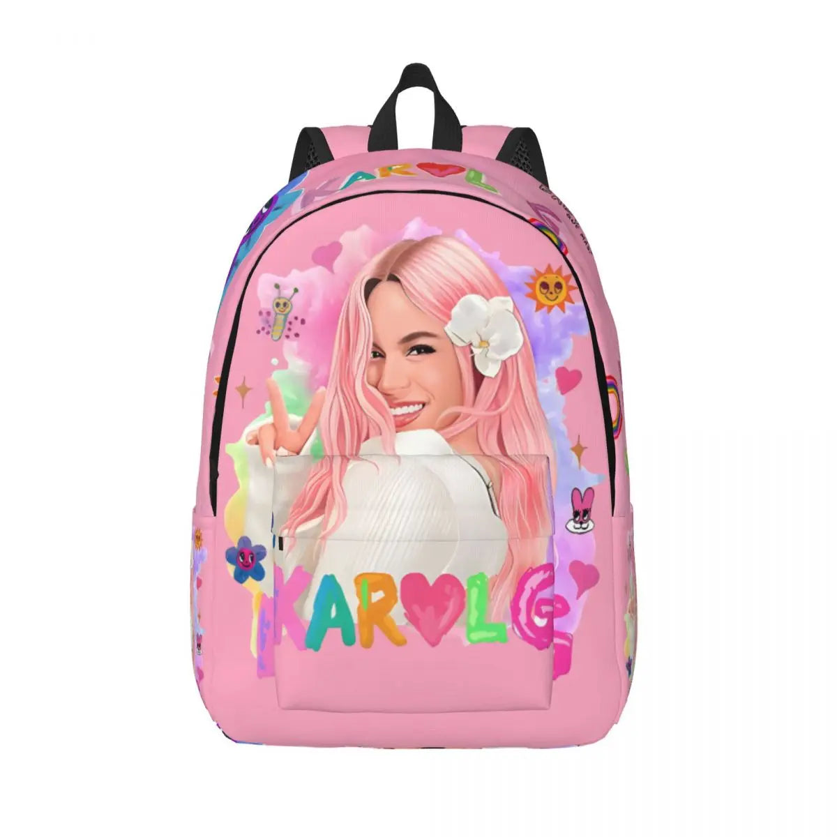 Karol G Peace & Petals Backpack – Pink Love