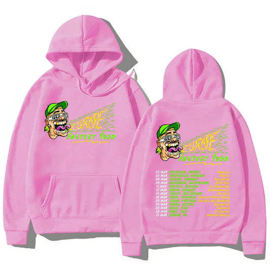 Feid “Europe Fastest Tour” Hoodie – Pink