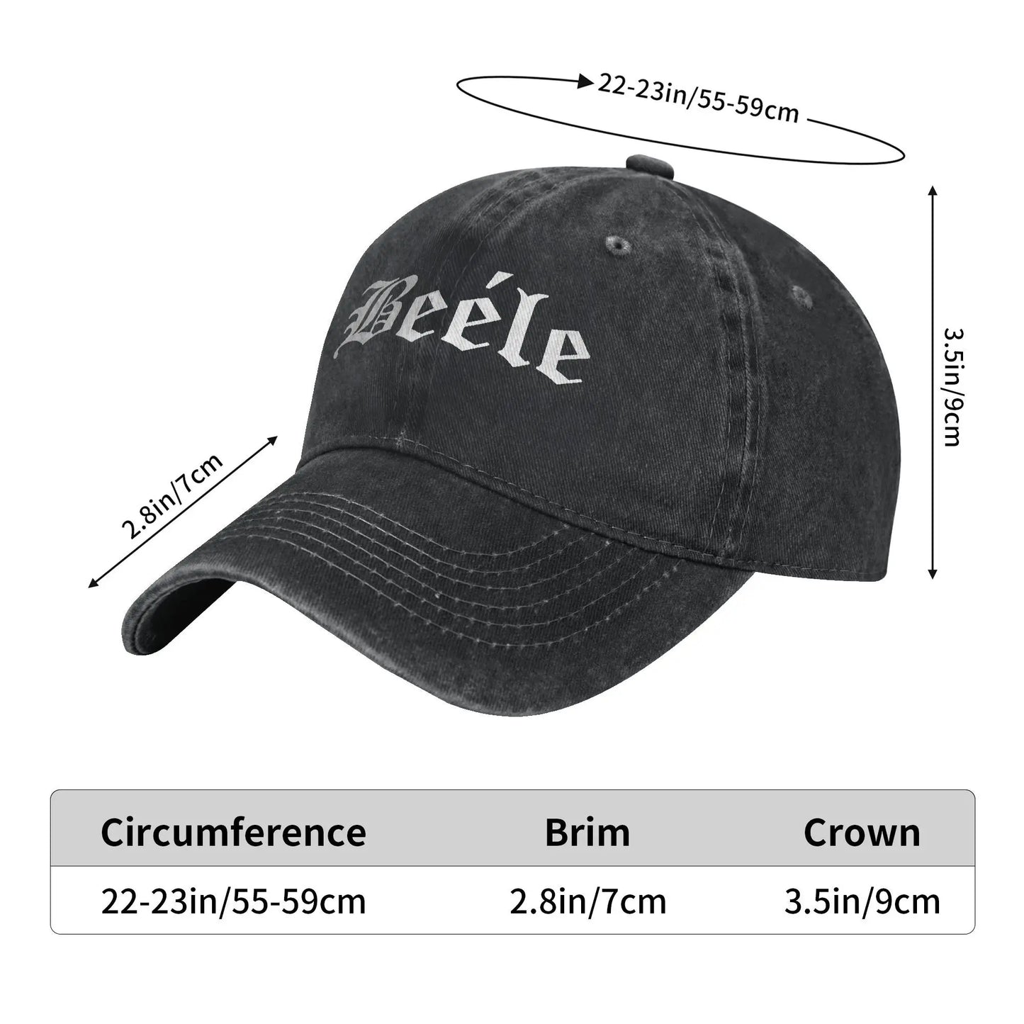 Beéle Rapper Cap – Beige Vintage
