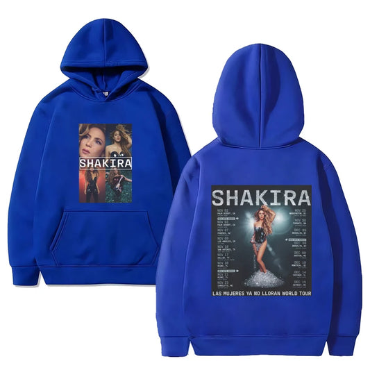 Shakira Hoodie – “Las Mujeres Ya No Lloran” World Tour Blue