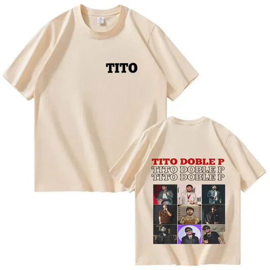 Tito Double P Trendy Album T-Shirt – Beige