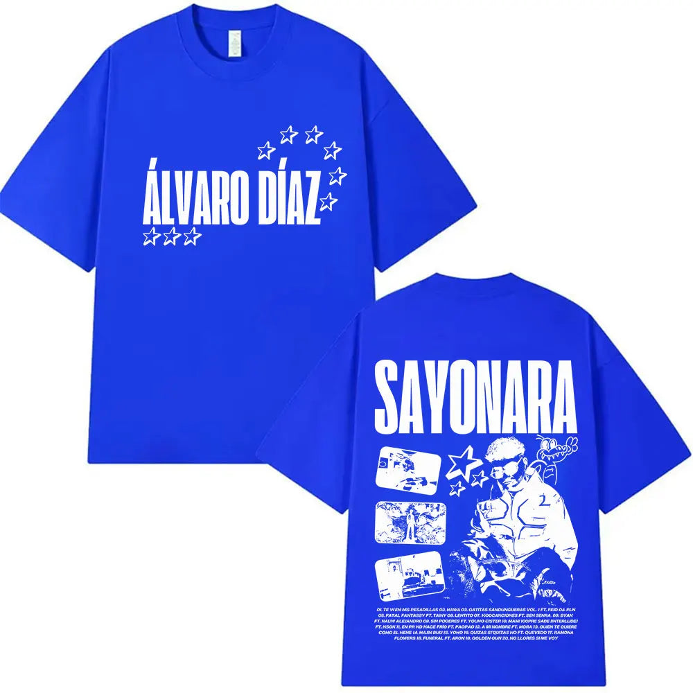 Alvaro Diaz Sayonara Tour T-Shirt – Blue