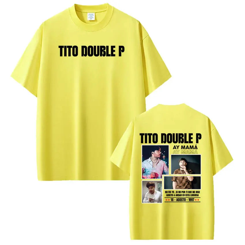 Tito Double P “Ay Mamá! Tour 2025” T-Shirt – Black