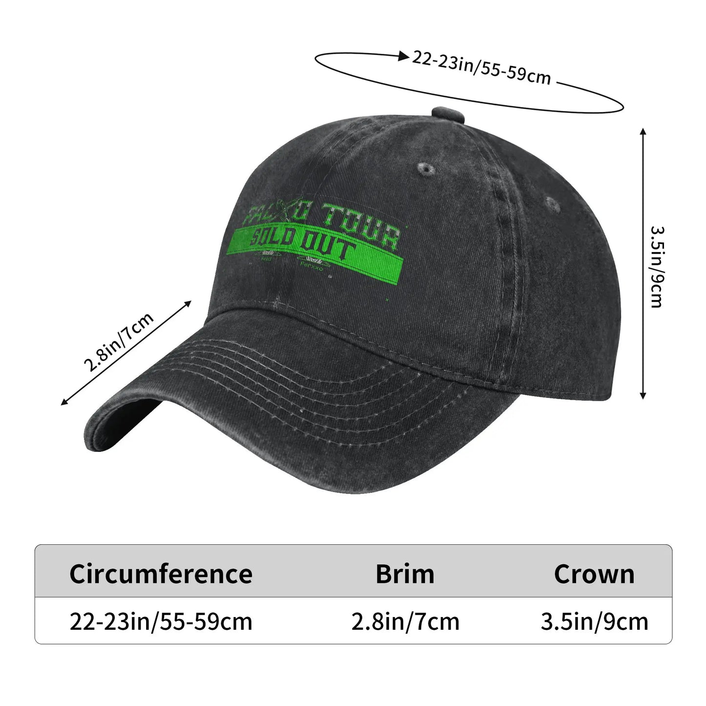 Feid EL GREEN PRINT: La Saga PALXO TOUR SOLD OUT Cap