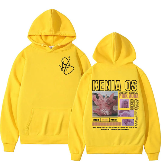 Kenia OS Pink Aura Album Tour Hoodie – Yellow