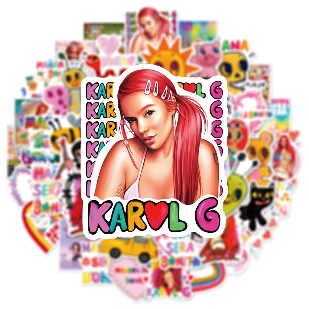Karol G Stickers – Mañana Será Bonito (10 PCS)