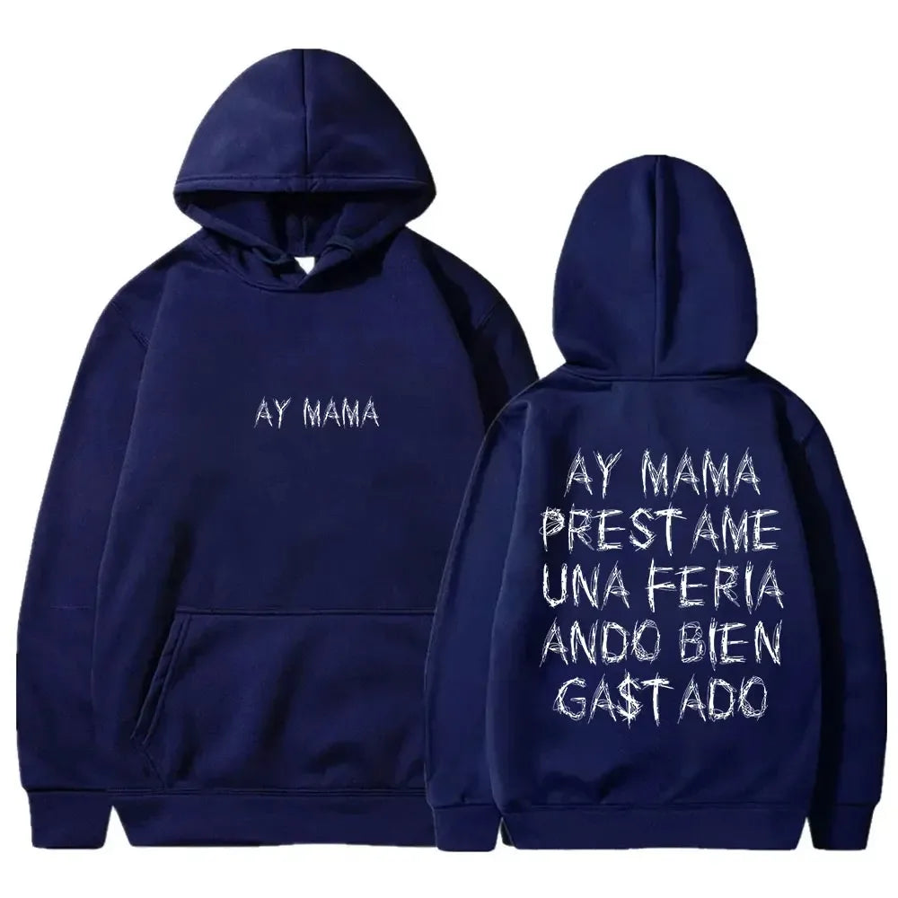 Tito Double P “Ay Mama” Navy Blue Hoodie