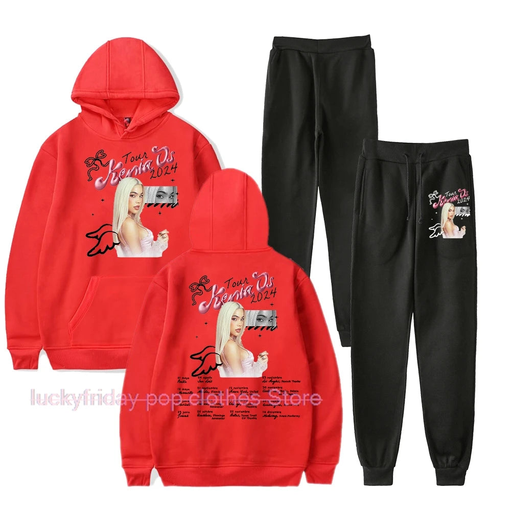 Kenia Tours Hoodie & Pants Sets – Red