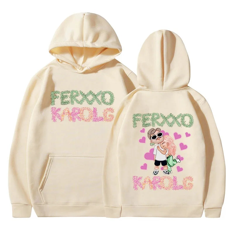 Karol G x Feid “Ferxxo” Hoodie – White