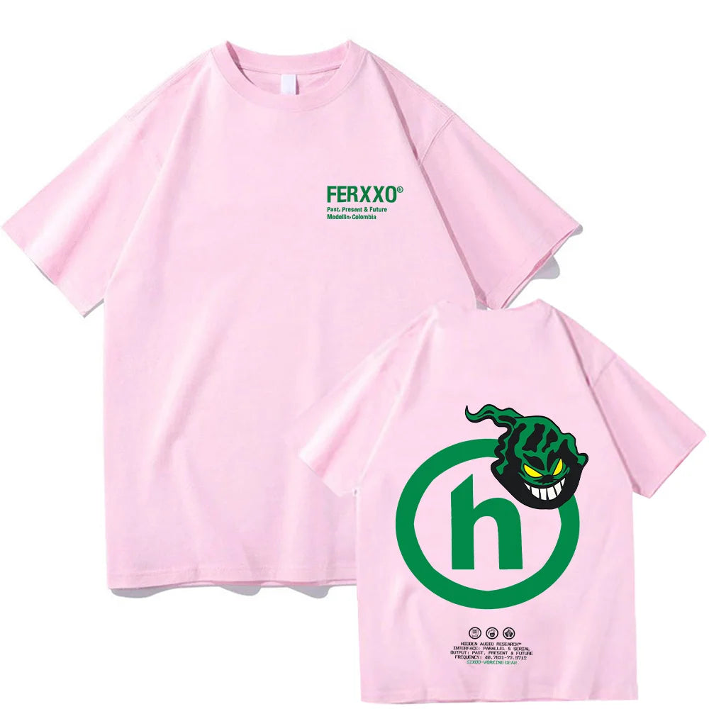 Feid “Ferxxo Past, Present & Future” T-Shirt – Pink
