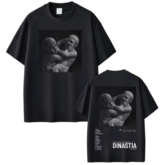 Peso Pluma & Tito Double P Dinastía T-Shirt - Black