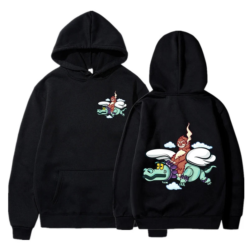 Natanael Cano “Flying Croc” Hoodie – Yellow