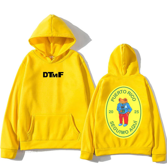Debí Tirar Más Fotos Yellow Bad Bunny Hoodie – Puerto Rico DTMF 2025