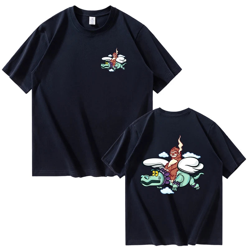 Natanael Cano “Flying High” T-Shirt – Navy Blue