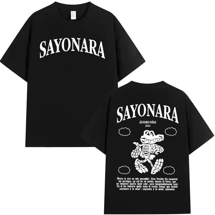 Alvaro Diaz Sayonara Tour 2025 T-Shirt – Black
