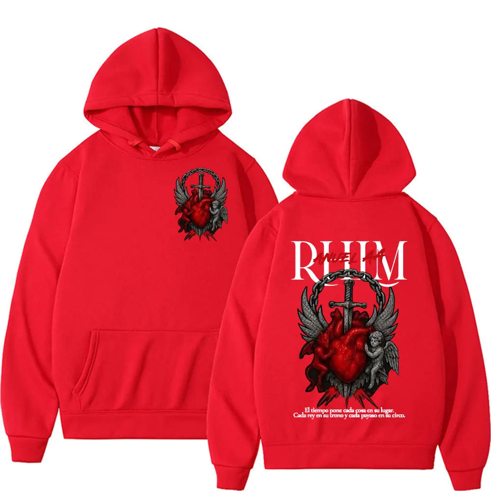 Anuel AA Rhlm Album Tour Hoodie – Red
