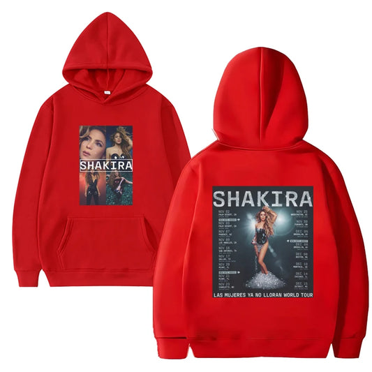 Shakira Hoodie – “Las Mujeres Ya No Lloran” World Tour Red