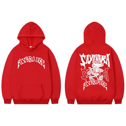 Alvaro Diaz Double Sided Hoodie – Red