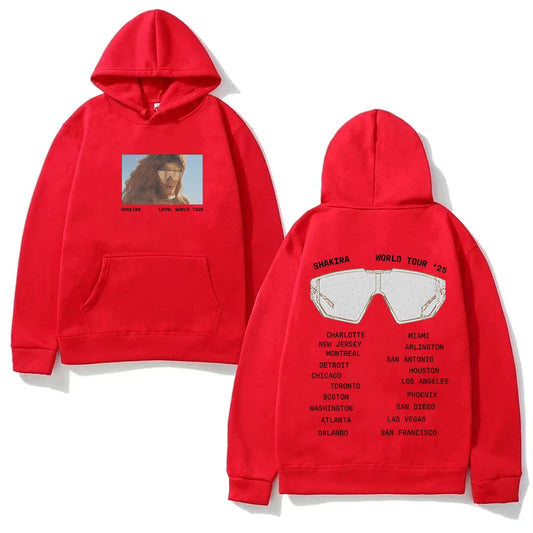 Shakira LMYNL World Tour Hoodie – Red