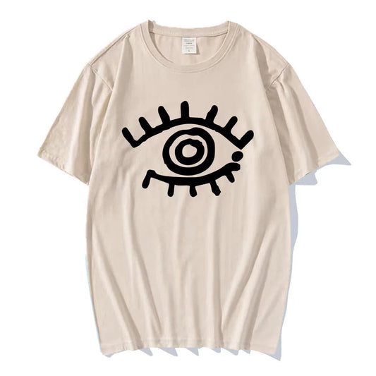 Fuerza Regida 111XPANTIA "Eye Graphic" T-Shirt – Beige
