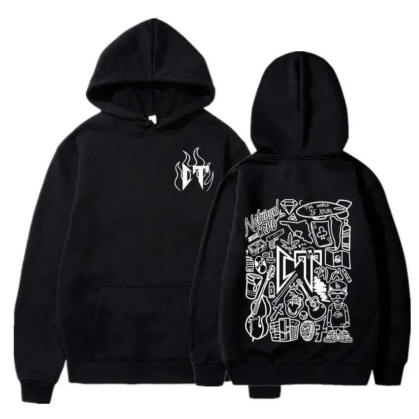 Natanael Cano “The World Is Yours” Hoodie – Black