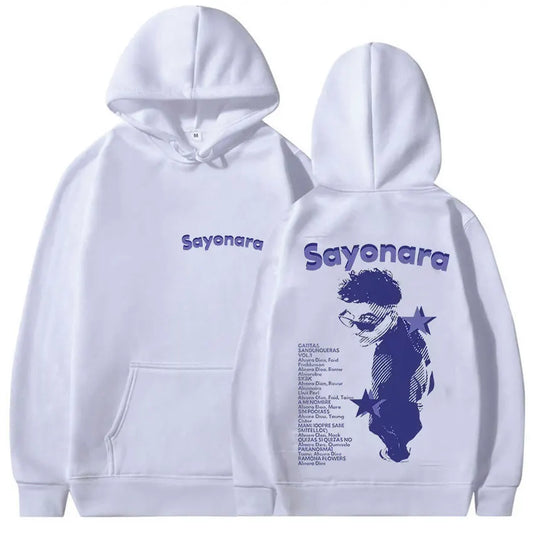 Alvaro Diaz Sayonara Tour Hoodie – White