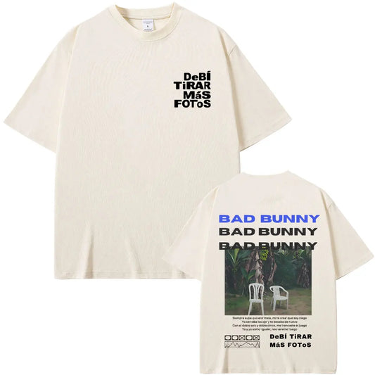 Bad Bunny "DeBí Tirar Más Fotos" Beige T-Shirt