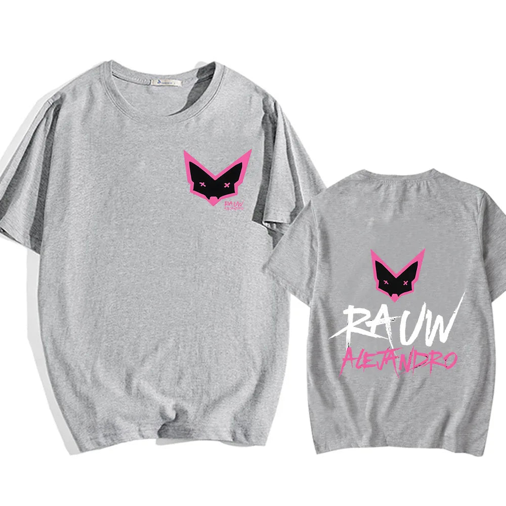 Rauw Alejandro T-Shirt – Fox Logo Gray