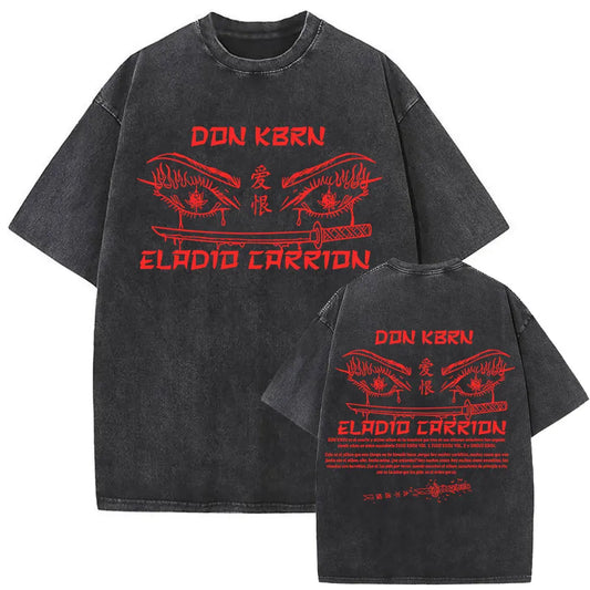 Eladio Carrión x Don KBRN “Katana Eyes” T-Shirt – Black