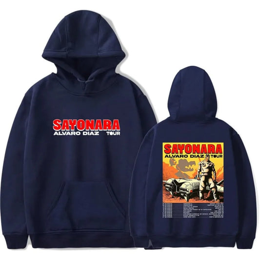 Sayonara Hoodie – Álvaro Díaz Tour Navy Blue