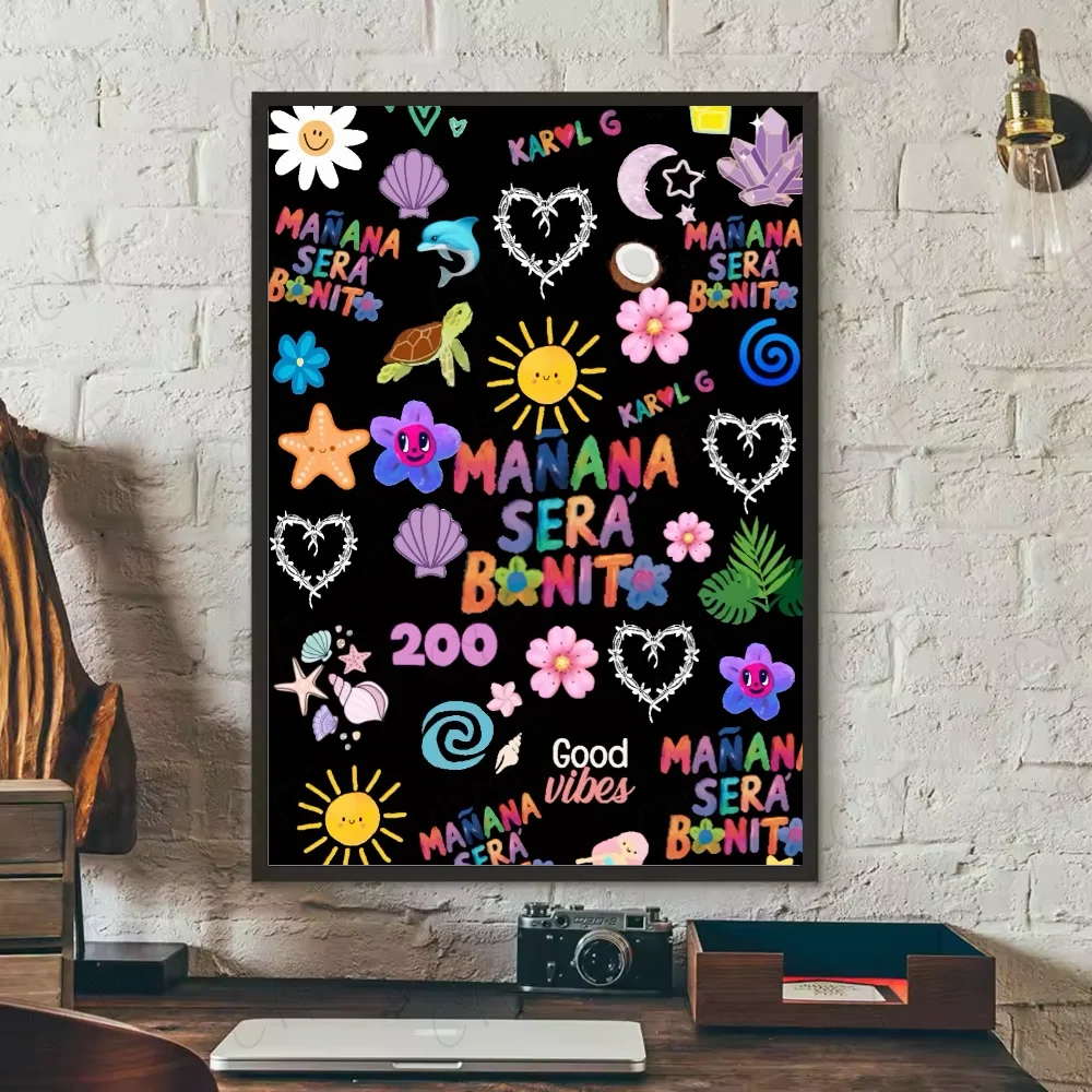 Karol G Poster – Good Vibes Black