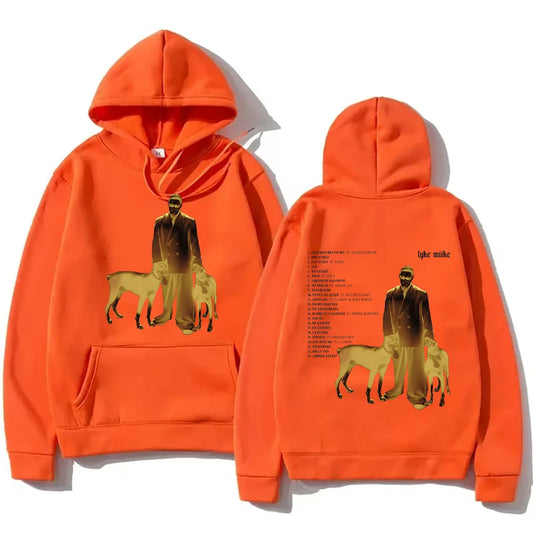Myke Towers Lyke Mike Album Hoodie Orange