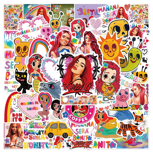 Karol G Stickers – Mañana Será Bonito (10 PCS)