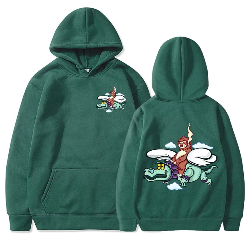 Natanael Cano “Flying Croc” Hoodie – White