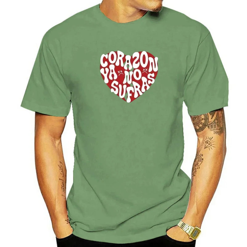 Junior H Corazón Ya No Sufras T-Shirt – White