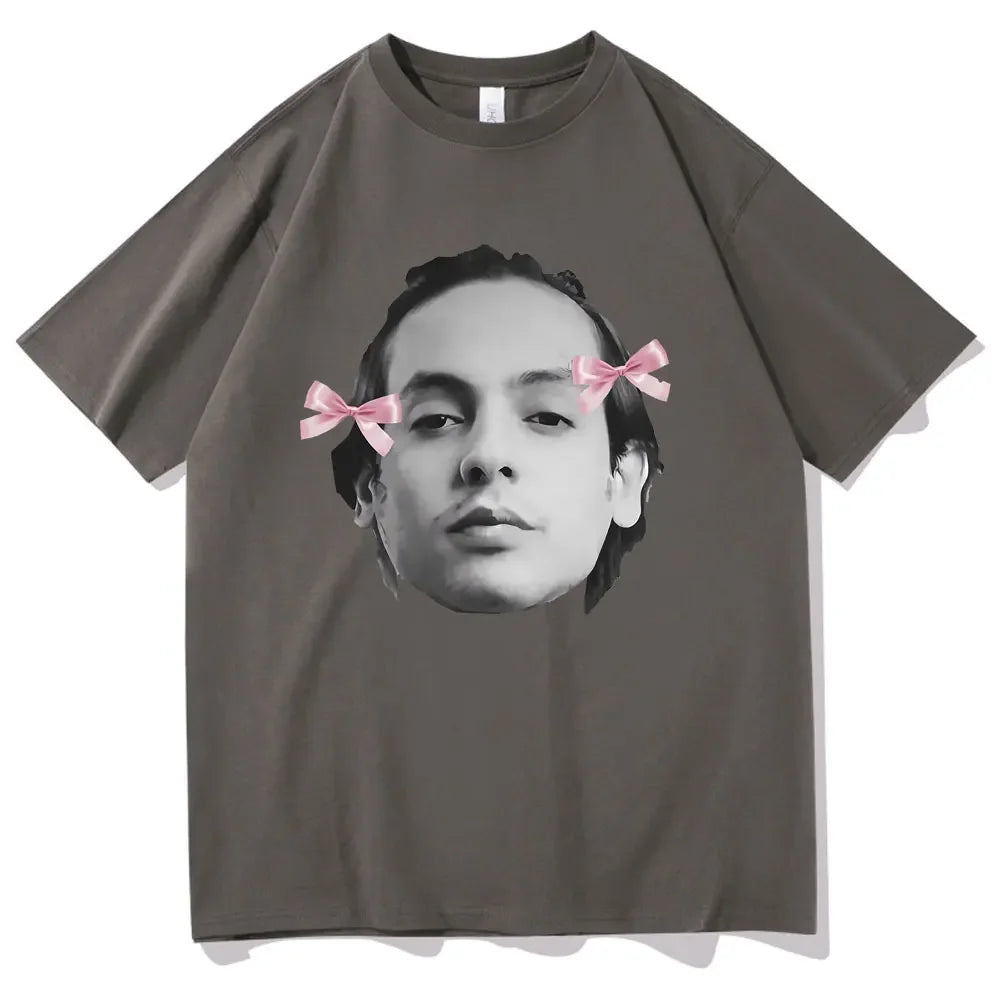 Natanael Cano “Pink Bows” T-Shirt – Beige