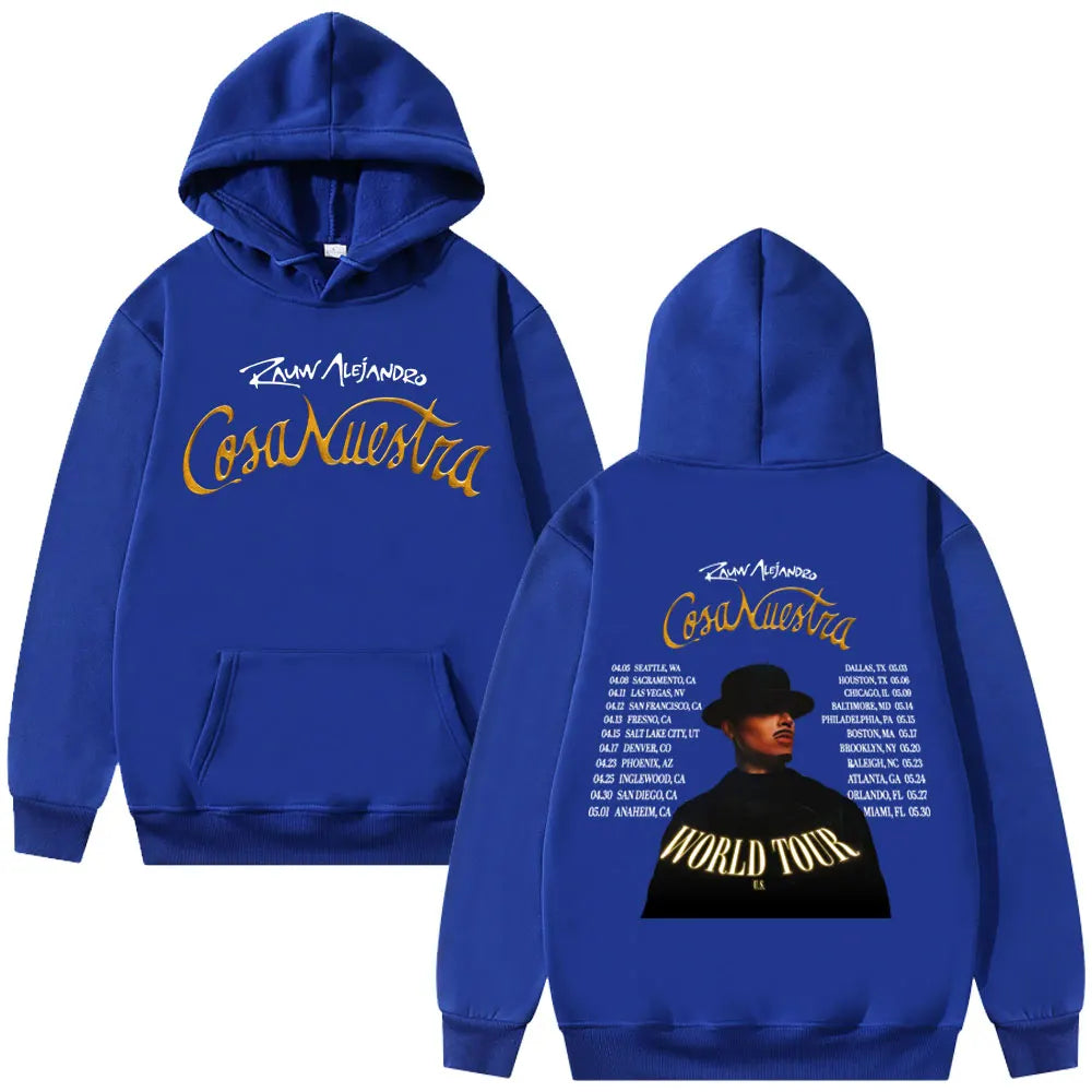 Rauw Alejandro Cosa Nuestra World Tour Hoodie - Blue