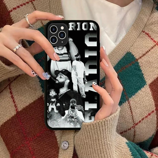 Eladio Carrión Monochrome Collage iPhone Case