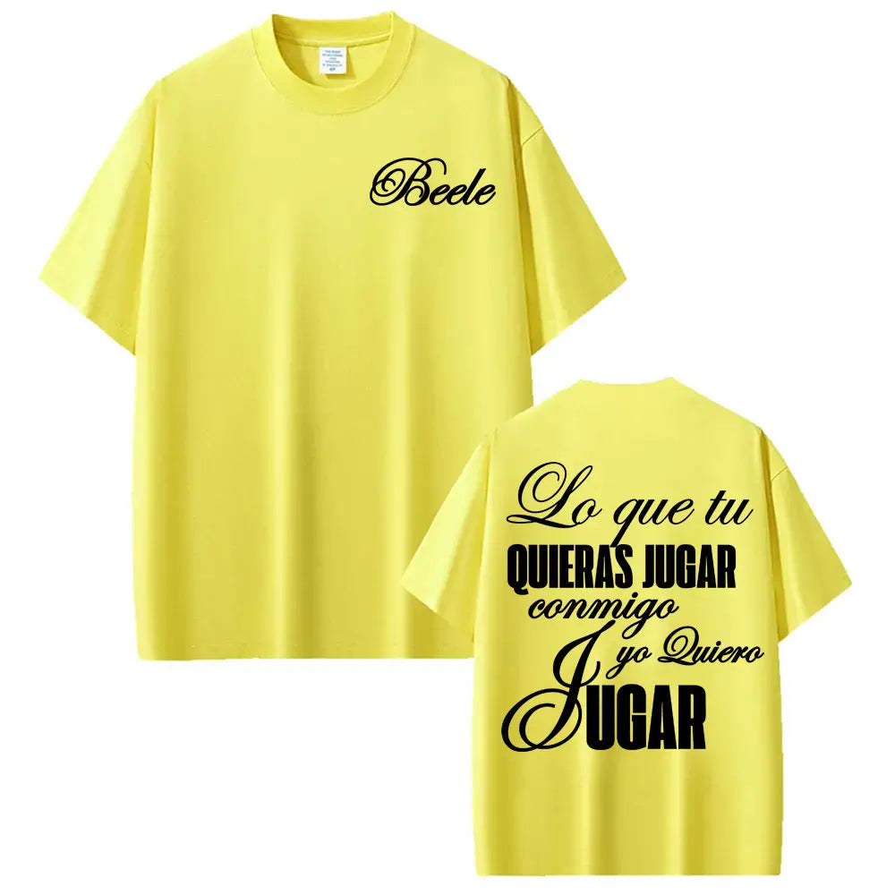 Beéle “Lo Que Tú Quieras Jugar” T-Shirt – Army Green