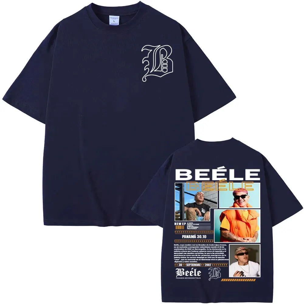 Beéle Panama Borondo Tour Album T-Shirt – Navy Blue